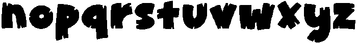 JUNGLE KIDS otf (400) Font LOWERCASE