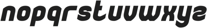 JUST DO NOW Bold Italic otf (700) Font LOWERCASE