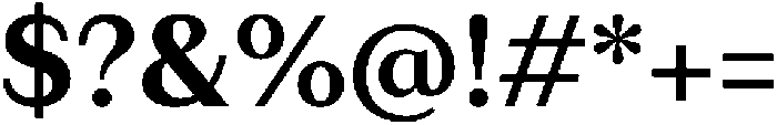 Juana Text Bold otf (700) Font OTHER CHARS