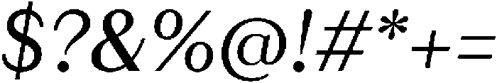 Juana Text Regular Italic otf (400) Font OTHER CHARS