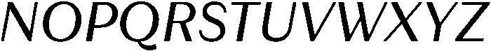 Juana Text Regular Italic otf (400) Font UPPERCASE