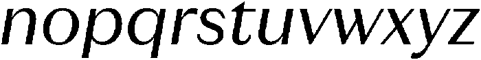 Juana Text Regular Italic otf (400) Font LOWERCASE