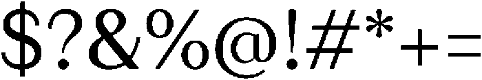 Juana Text Regular otf (400) Font OTHER CHARS