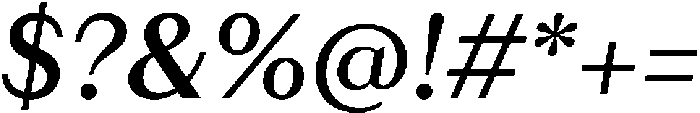 Juana Text SemiBold Italic otf (600) Font OTHER CHARS