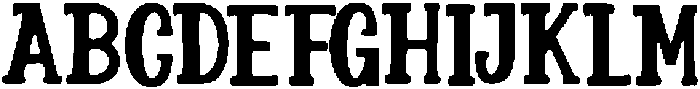 Jubamo ttf (400) Font UPPERCASE