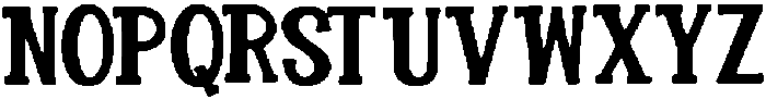 Jubamo ttf (400) Font UPPERCASE