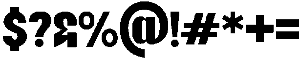 Jubble Extra Bold ExtraBold otf (700) Font OTHER CHARS