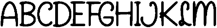 Jubu ttf (400) Font UPPERCASE