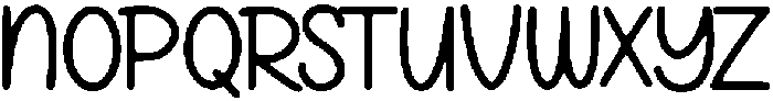 Jubu ttf (400) Font UPPERCASE