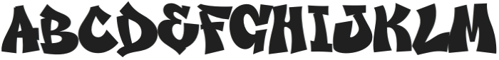 Judge Regular otf (400) Font UPPERCASE