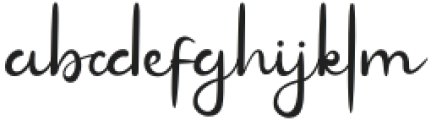 Jufertie-Regular otf (400) Font LOWERCASE