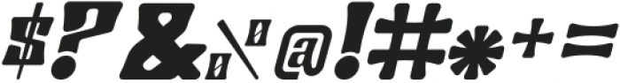 Juicebar Italic otf (400) Font OTHER CHARS