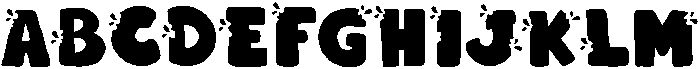 Juicy Bite Regular otf (400) Font UPPERCASE