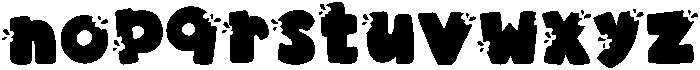 Juicy Bite Regular otf (400) Font LOWERCASE