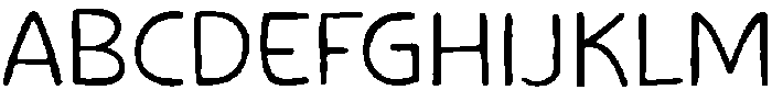 Juicy Regular otf (400) Font UPPERCASE