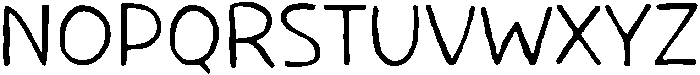 Juicy Regular otf (400) Font UPPERCASE