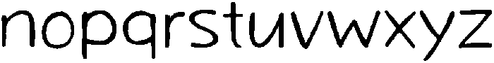 Juicy Regular otf (400) Font LOWERCASE