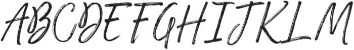 Jukise Brush Regular otf (400) Font UPPERCASE