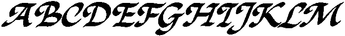 Julian Lucas Regular otf (400) Font UPPERCASE
