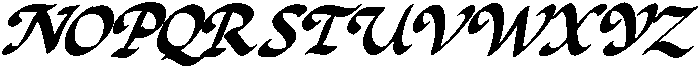 Julian Lucas Regular otf (400) Font UPPERCASE