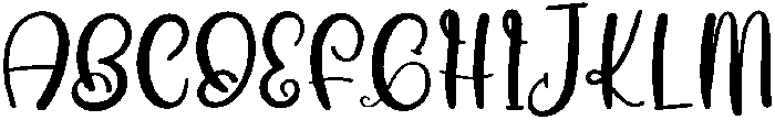 Juliet Regular otf (400) Font UPPERCASE