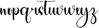 Juliet Regular otf (400) Font LOWERCASE