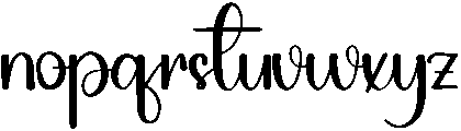 Juliet Regular otf (400) Font LOWERCASE
