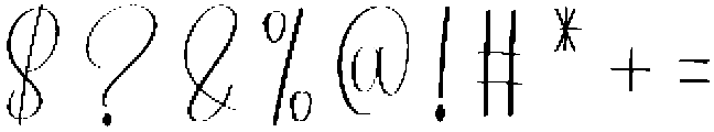 Juliette Autography Regular otf (400) Font OTHER CHARS
