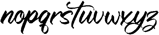 Juliette otf (400) Font LOWERCASE