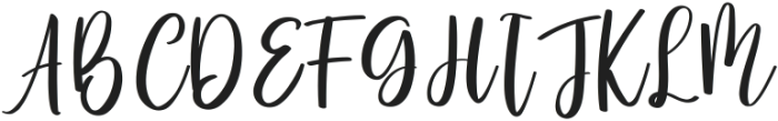 Julliet Regular ttf (400) Font UPPERCASE