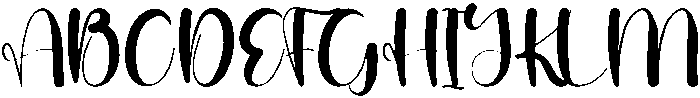 July Regular otf (400) Font UPPERCASE