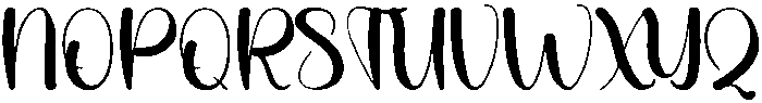 July Regular otf (400) Font UPPERCASE