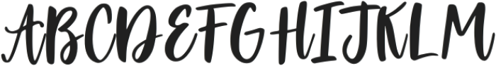 JulySecond-Regular otf (400) Font UPPERCASE