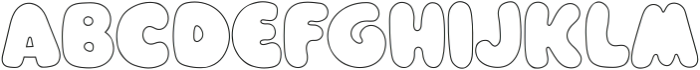 Jumbalo Outlines otf (400) Font UPPERCASE