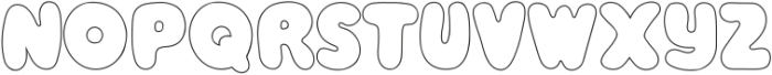 Jumbalo Outlines otf (400) Font UPPERCASE