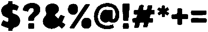 Jumble Regular otf (400) Font OTHER CHARS