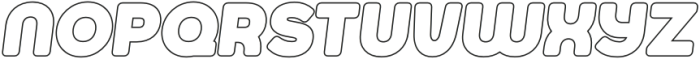 Jumbodron Black Outline Ita otf (900) Font UPPERCASE