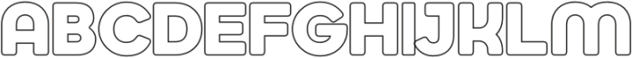 Jumbodron Bold Outline otf (700) FONT