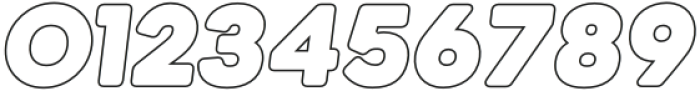 Jumbodron ExtraBold Outline Ita otf (700) Font OTHER CHARS