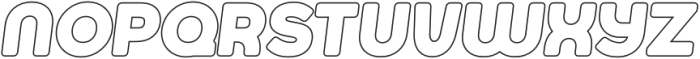 Jumbodron ExtraBold Outline Ita otf (700) Font UPPERCASE
