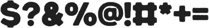 Jumbodron Medium Rough otf (500) Font OTHER CHARS