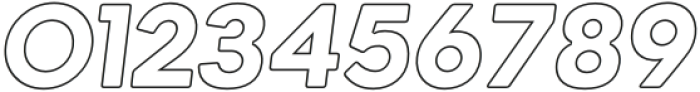 Jumbodron Regular Outline Ita otf (400) Font OTHER CHARS