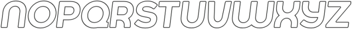 Jumbodron Regular Outline Ita otf (400) Font UPPERCASE