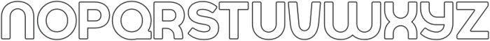 Jumbodron Regular Outline otf (400) Font UPPERCASE