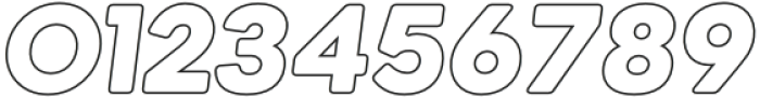 Jumbodron SemiBold Outline Ita otf (600) Font OTHER CHARS