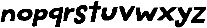 Jump with me Italic otf (400) Font LOWERCASE