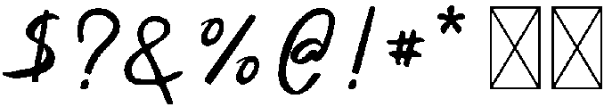 Jumper Regular otf (400) Font OTHER CHARS
