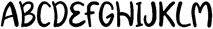 Jumping Regular otf (400) Font UPPERCASE