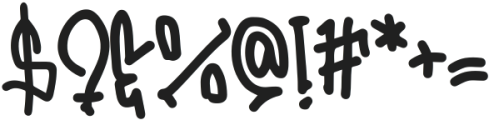 Jumping Squid otf (400) Font OTHER CHARS