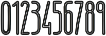 Junebug Inline otf (400) Font OTHER CHARS